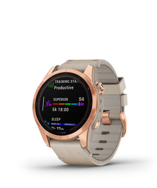 Garmin Fenix 7S Sapphire Solar Rose Gold - Bilde 3