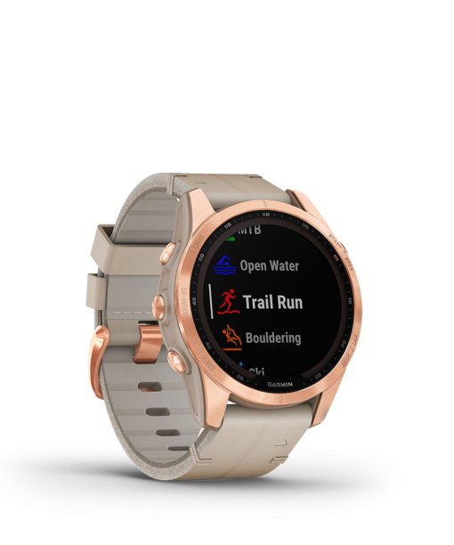 Garmin Fenix 7S Sapphire Solar Rose Gold - Bilde 5