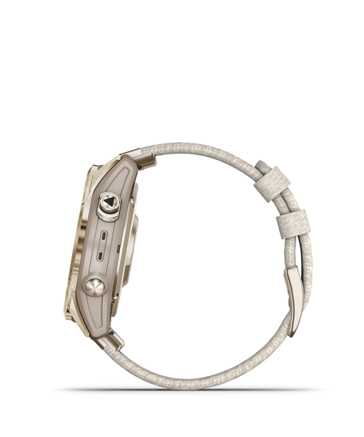 Garmin Fenix 7S Sapphire Solar Cream Gold - Bilde 7