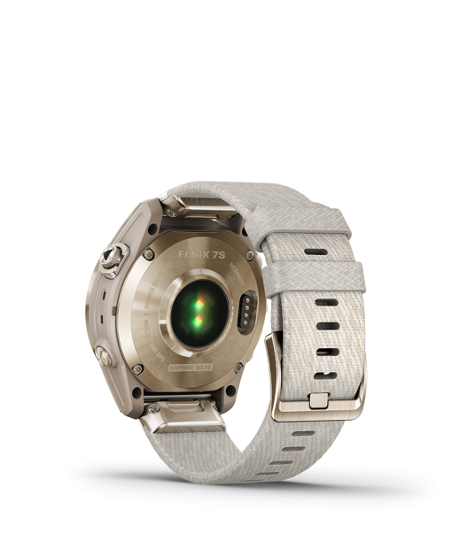 Garmin Fenix 7S Sapphire Solar Cream Gold - Bilde 8