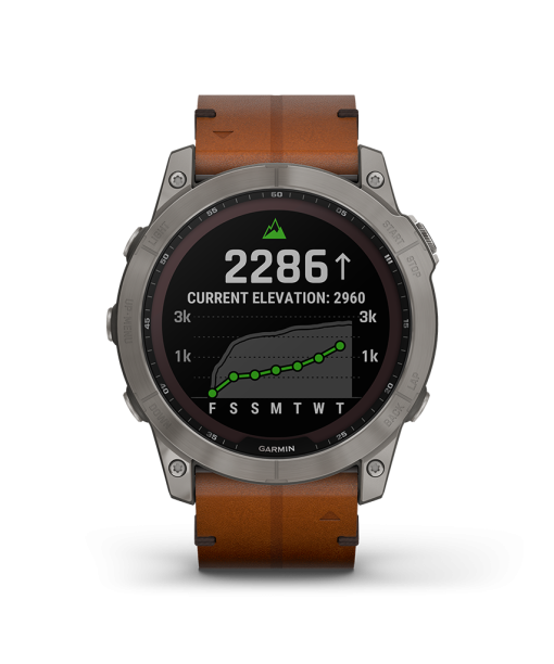 Garmin Fenix 7X Sapphire Solar Chestnut Grey - Bilde 2