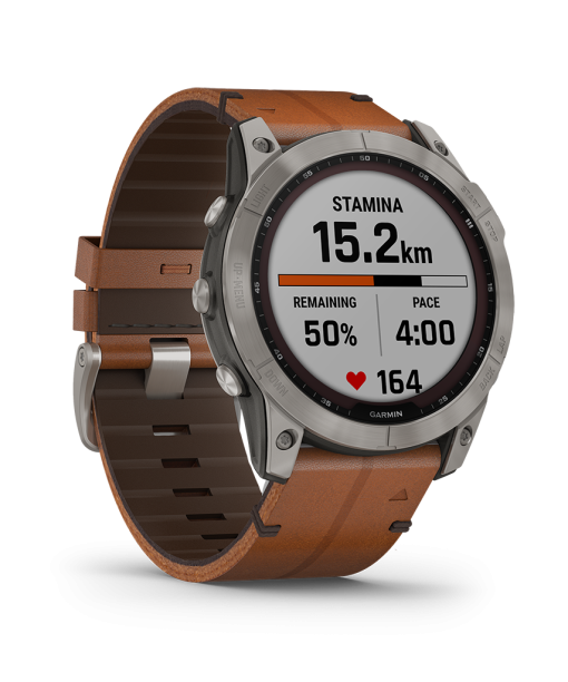 Garmin Fenix 7X Sapphire Solar Chestnut Grey - Bilde 6