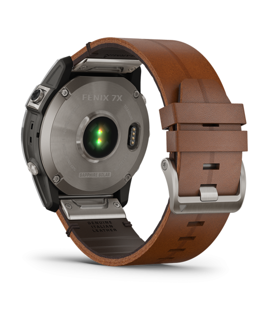 Garmin Fenix 7X Sapphire Solar Chestnut Grey - Bilde 8
