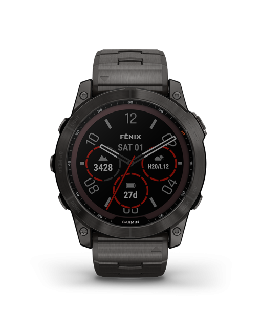 Garmin Fenix 7X Sapphire Solar Carbon Grey