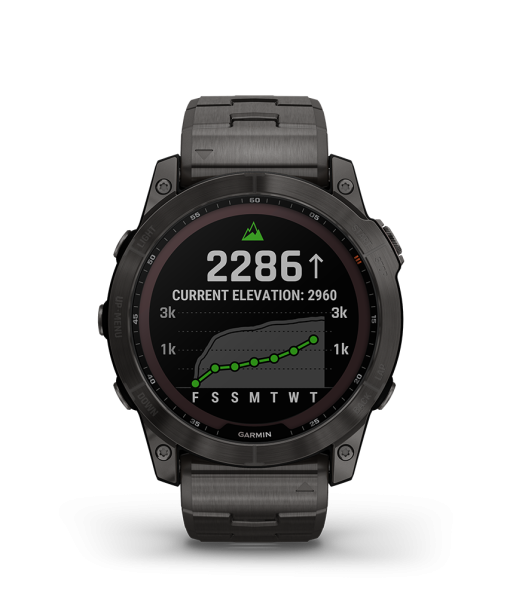 Garmin Fenix 7X Sapphire Solar Carbon Grey - Bilde 2
