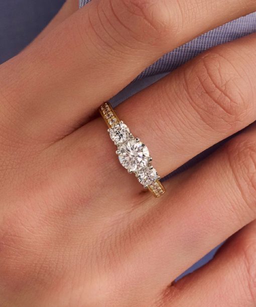Ti Sento Classic Triple Zirconia Ring - Bilde 5