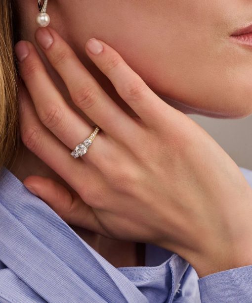 Ti Sento Classic Triple Zirconia Ring - Bilde 6
