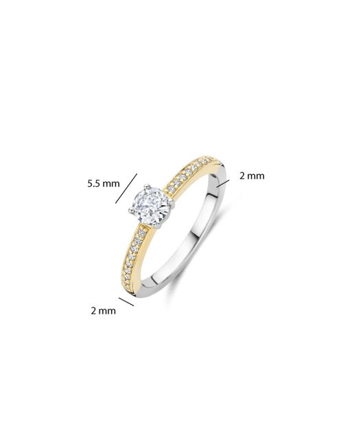 Ti Sento Classic Zirconia Ring 5mm - Bilde 4