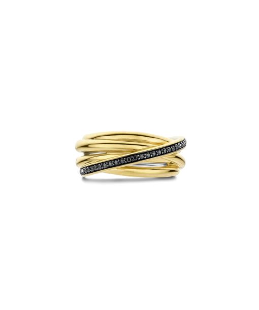 Ti Sento Black Zirconia Crossover Ring - M model - Bilde 3