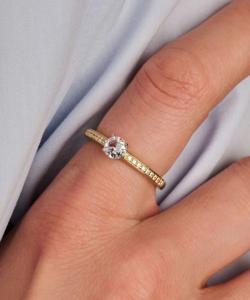 Ti Sento Classic Zirconia Ring with stone - Bilde 5