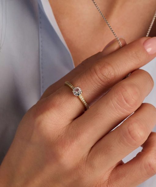 Ti Sento Classic Zirconia Ring with stone - Bilde 6