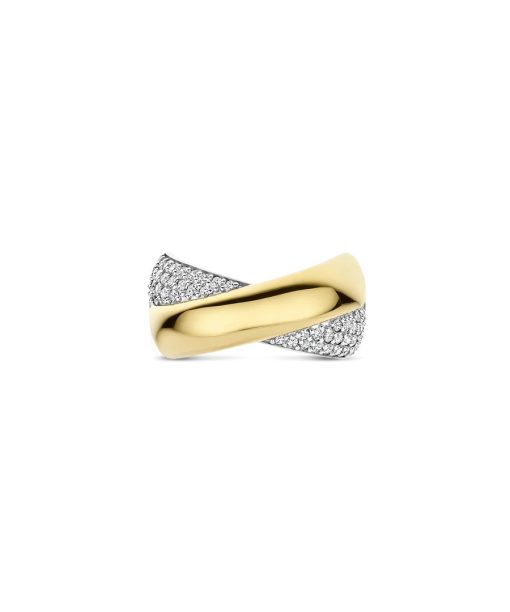 Ti Sento Bold Zirconia Crossover Ring - Bilde 3