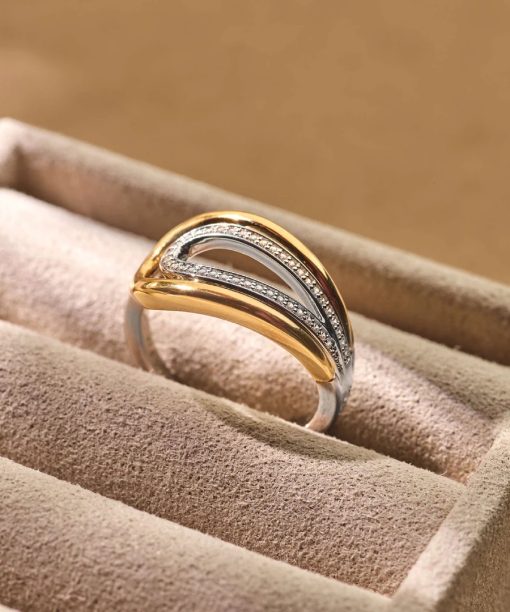Ti Sento Organic Zirconia Ring - Bilde 7