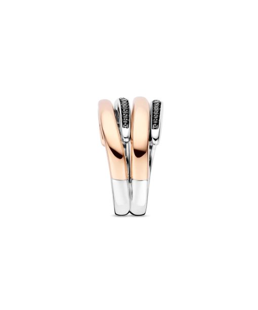 Ti Sento Bold Rosegold Layered Ring - Bilde 2