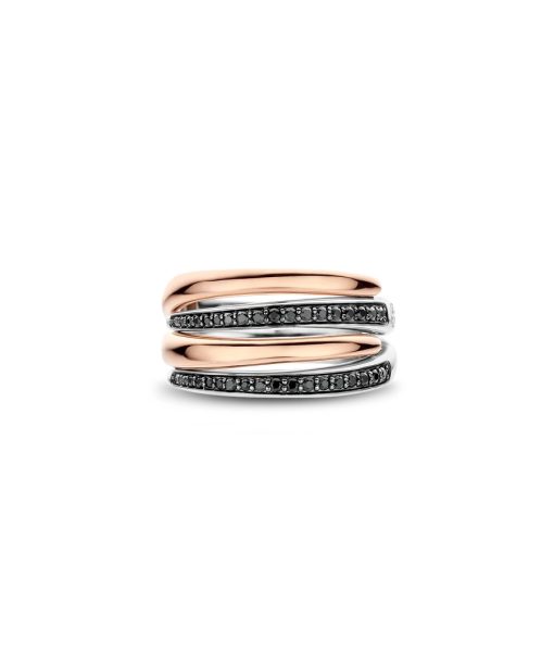 Ti Sento Bold Rosegold Layered Ring - Bilde 3