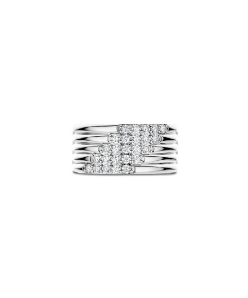 Ti Sento Stardust Zirconia Layered Ring - L model - Bilde 3