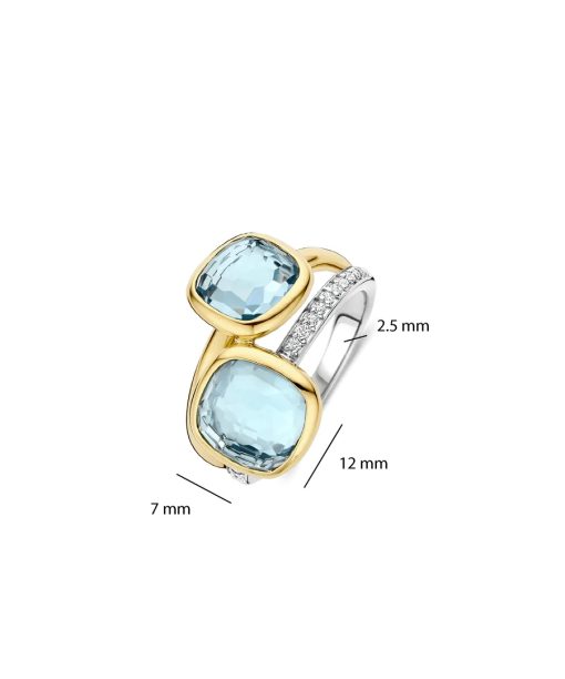 Ti Sento Double Cushion Ring - Bilde 4