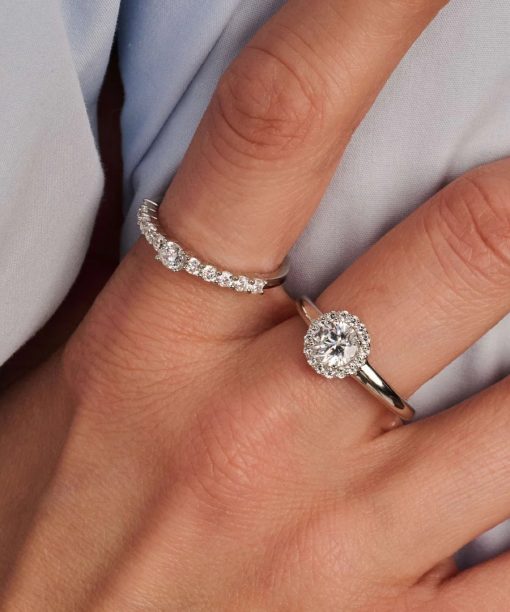 Ti Sento Classic Zirconia Ring Round - Bilde 5