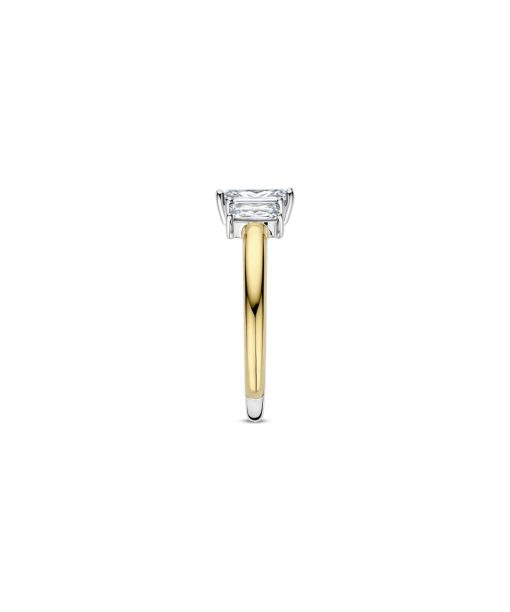 Ti Sento Rectangular Triple Zirconia Ring - Bilde 2