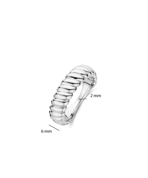 Ti Sento Vintage Ribbed Ring - Bilde 4
