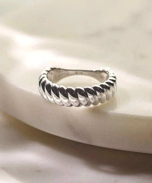 Ti Sento Vintage Ribbed Ring - Bilde 7