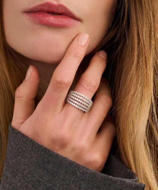 Ti Sento Stardust Zirconia Ring - L model - Bilde 6
