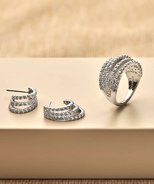 Ti Sento Stardust Zirconia Ring - L model - Bilde 7