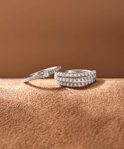 Ti Sento Stardust Zirconia Ring - M model - Bilde 7