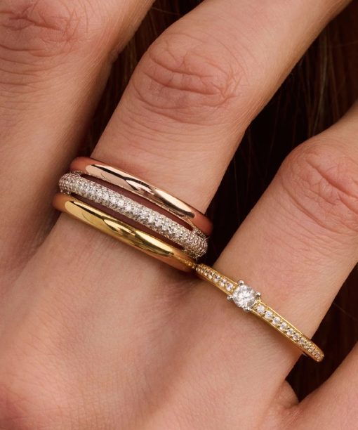 Ti Sento Tricolor Zirconia Ring - Bilde 4