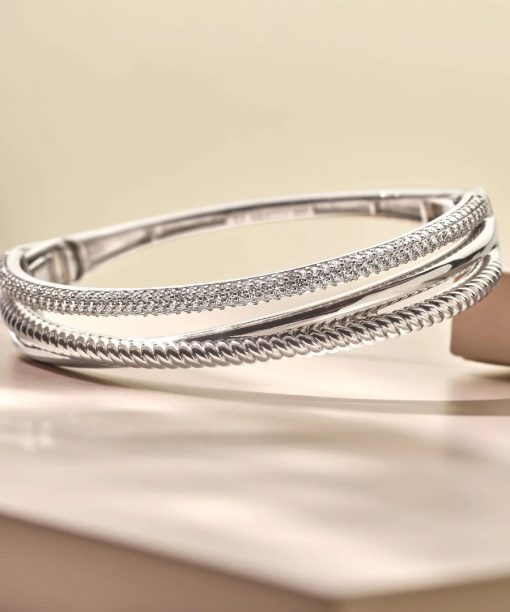 Ti Sento Zirconia Structure Bangle - Bilde 7