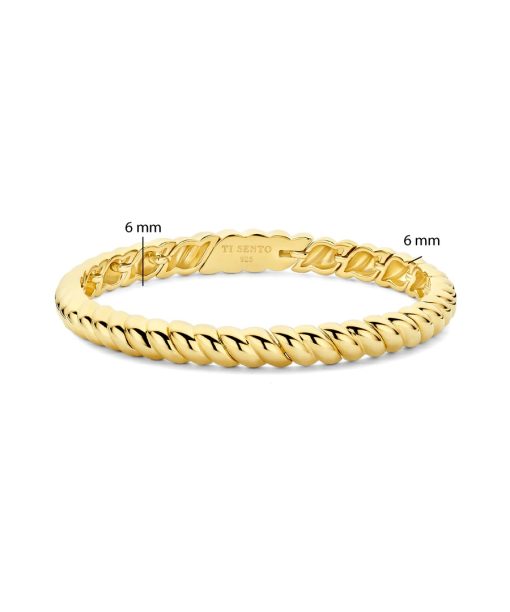 Ti Sento Vintage Ribbed Bangle - Bilde 4