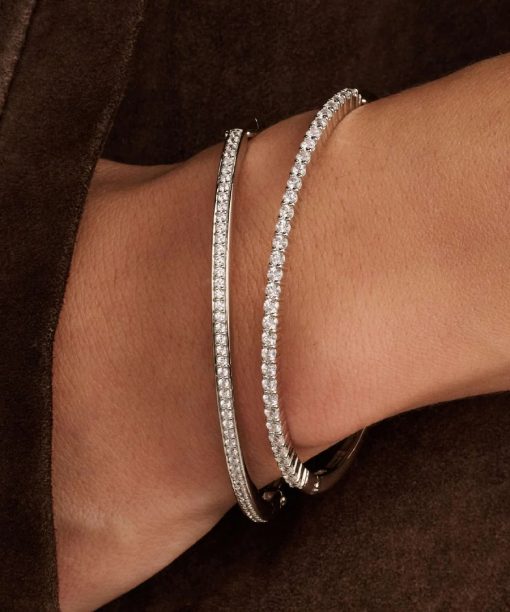 Ti Sento Classic Zirkonia Bangle Silver - Bilde 5