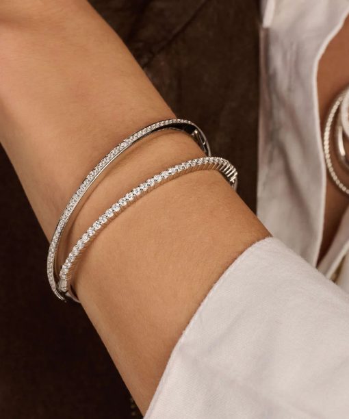 Ti Sento Classic Zirkonia Bangle Silver - Bilde 6