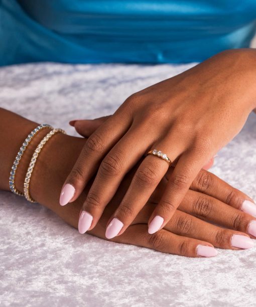Farah ring i sølv med zirkonia - Bilde 2