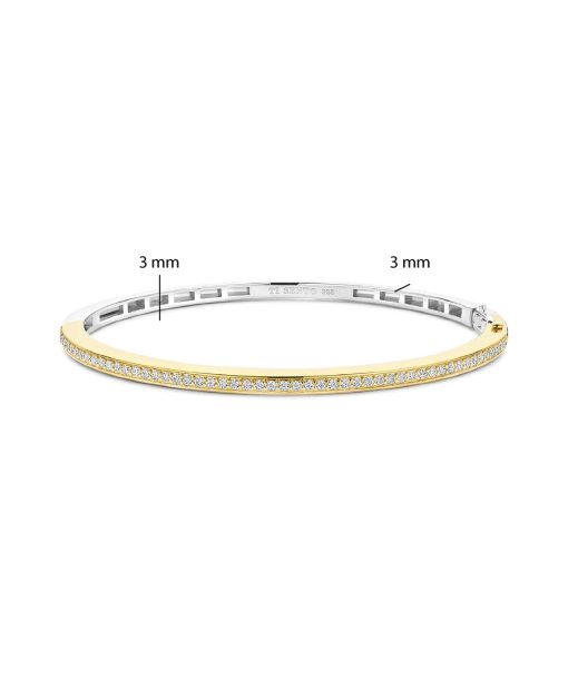 Ti Sento Classic Zirkonia Bangle Vermeil - Bilde 4