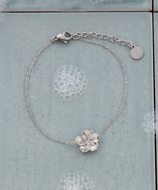 Hibiscus armbånd i stål - Bilde 5