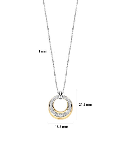 Ti Sento Layered Zirconia Necklace - Bilde 4
