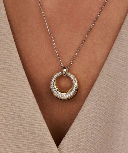 Ti Sento Layered Zirconia Necklace - Bilde 5