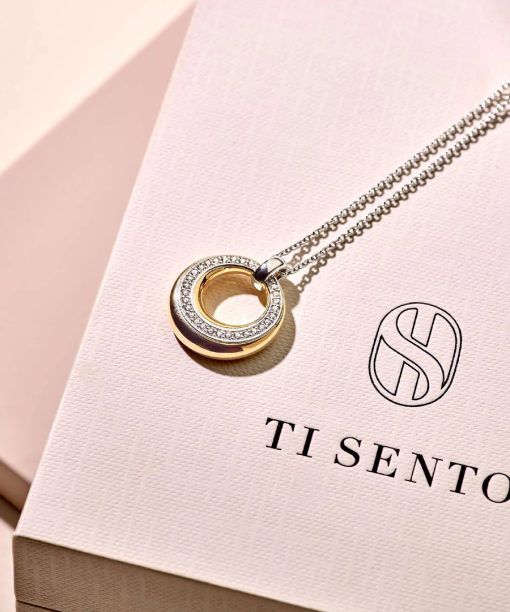 Ti Sento Layered Zirconia Necklace - Bilde 7
