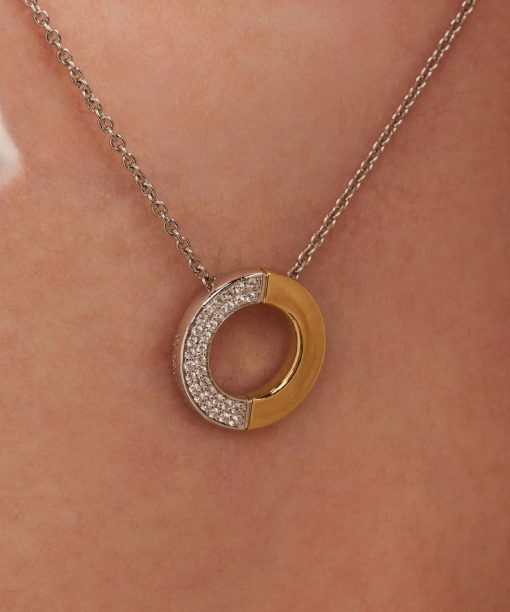 Ti Sento Contrast Zirconia Necklace - Bilde 5