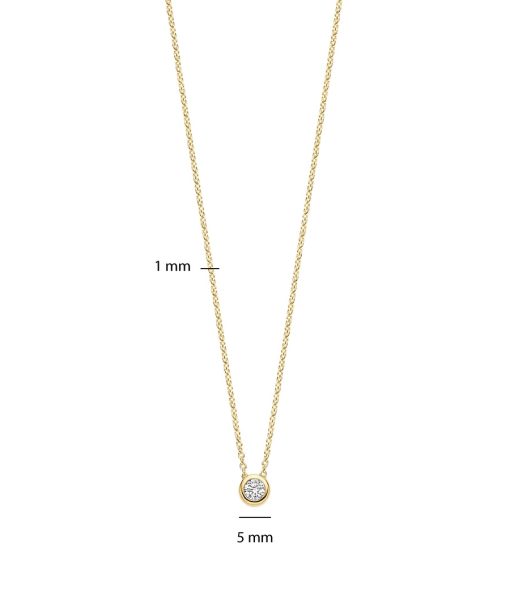 Ti Sento Classic Zirconia Necklace - Bilde 4