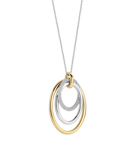 Alternative view of Ti Sento Layered Structure Necklace