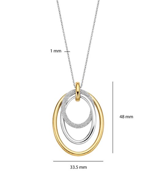 Ti Sento Layered Structure Necklace - Bilde 4