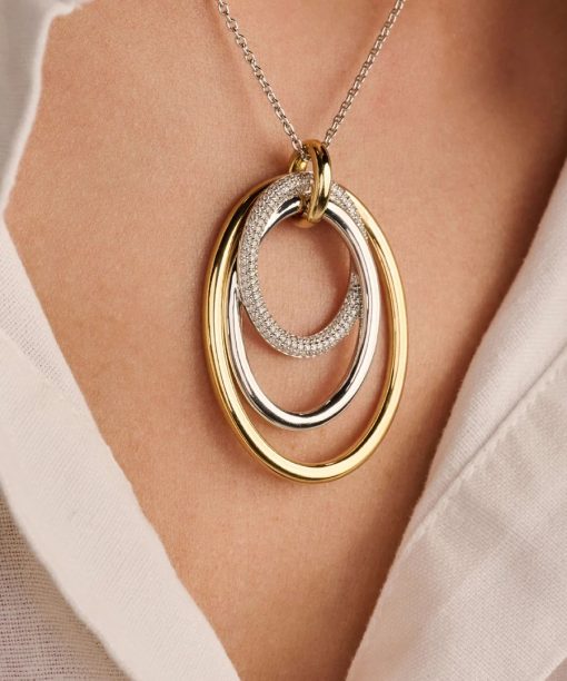 Ti Sento Layered Structure Necklace - Bilde 5