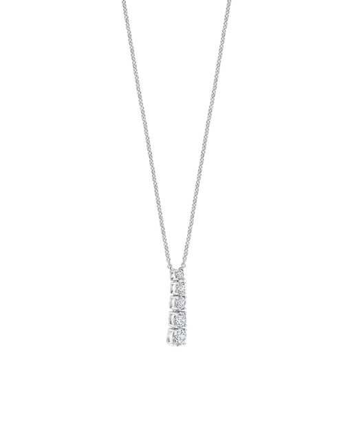 Ti Sento Vertical Zirconia Necklace - Bilde 2