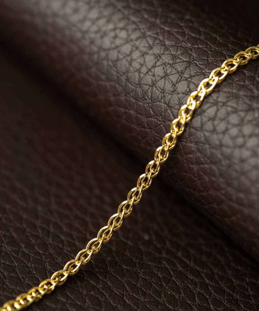 Armbånd i sølv 2 mm 19 cm - Bilde 4