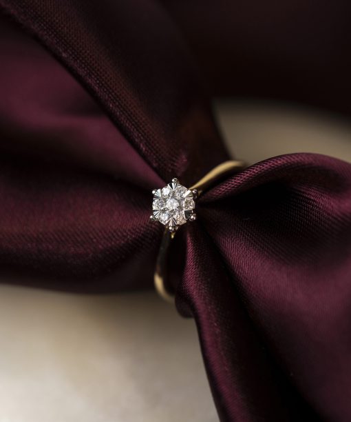 Ring med diamanter 0,15 ct - Bilde 3