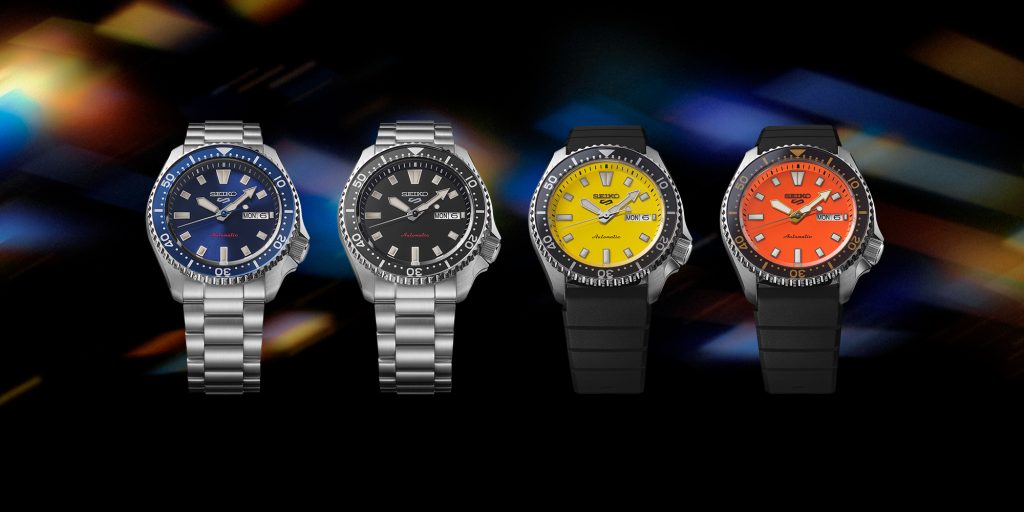 4 seiko 5 sports på rad