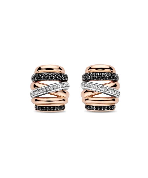Ti Sento Honeycomb Crossover Earrings - Bilde 2