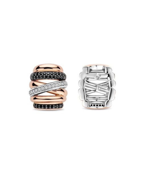 Ti Sento Honeycomb Crossover Earrings - Bilde 3